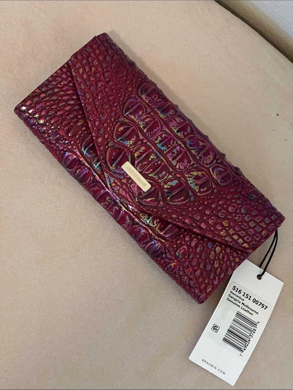 Brahmin Veronica Sangria wallet